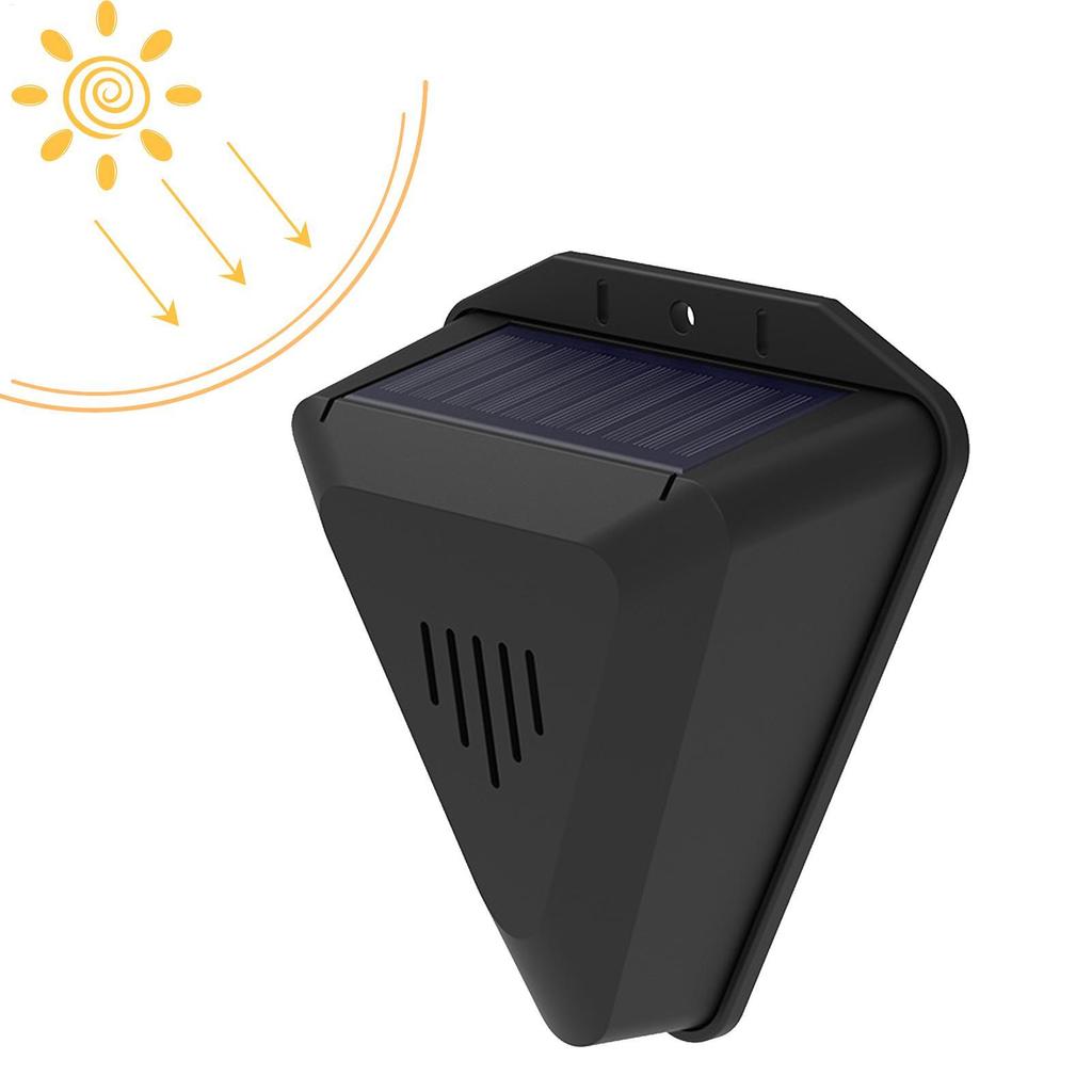 Solar Timer Bird Repeller With 13 Sound Waterproof Bird Repellent Alarm Outdoor Crop Orchard Protection Animal Deterrents