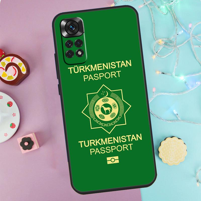 

Turkmenistan Flag Case For Xiaomi Redmi Note 9 10 11 12 13 14 Pro 9S 10S 11S 12S Redmi 14C 10C 12C 13C Cover Redmi Note 13 Pro 4G