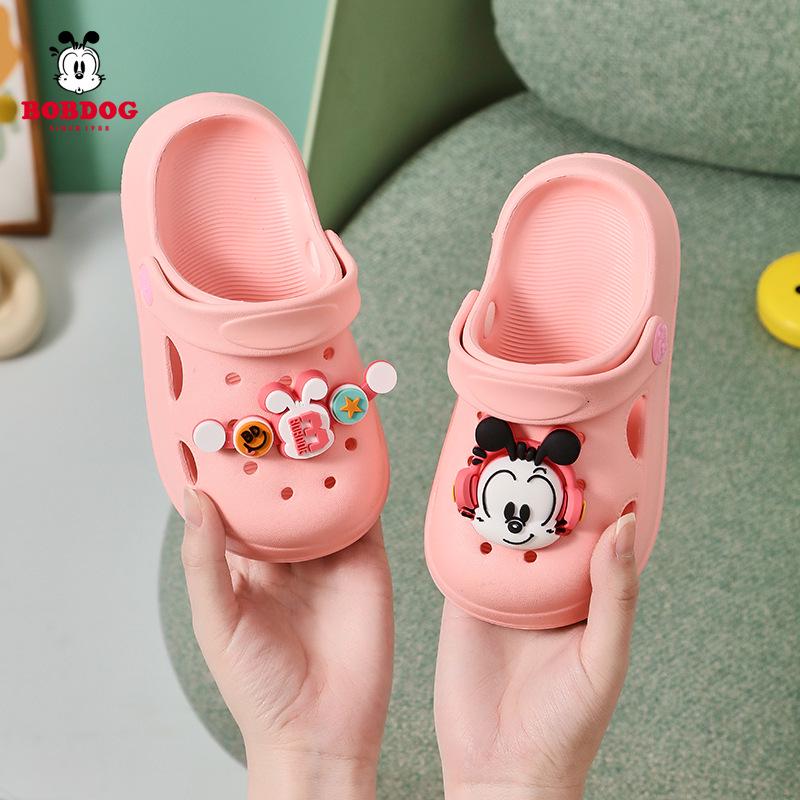 Bobdog Toddler Boys' Summer Closed-Toe Breathable EVA Slippers