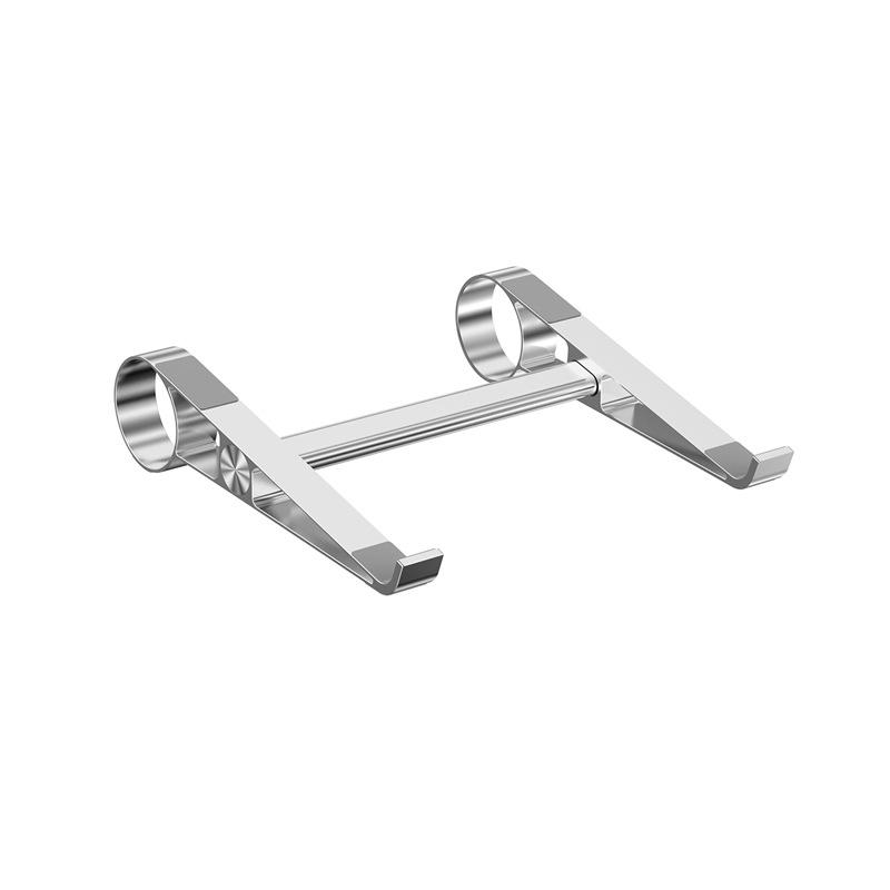 Adjustable Aluminum Laptop Stand with Cooling for Desktop and Tablet