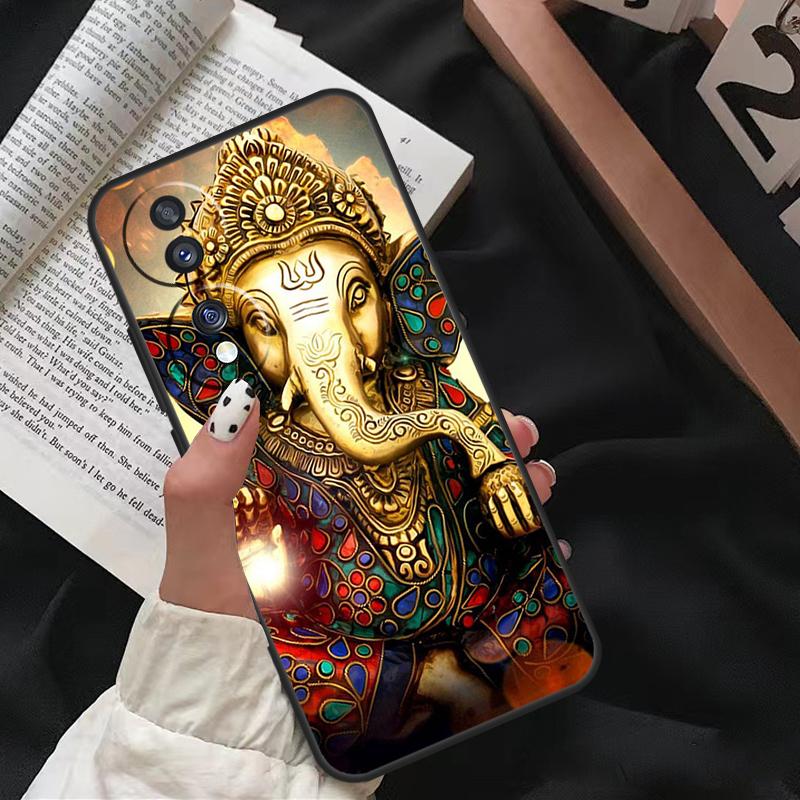 Ganesh Elephant God For Honor Magic 5 6 7 8 Pro Case For Honor 200 400 70 90 Lite X8c X8b X9a X9b X9c X9d Win RT