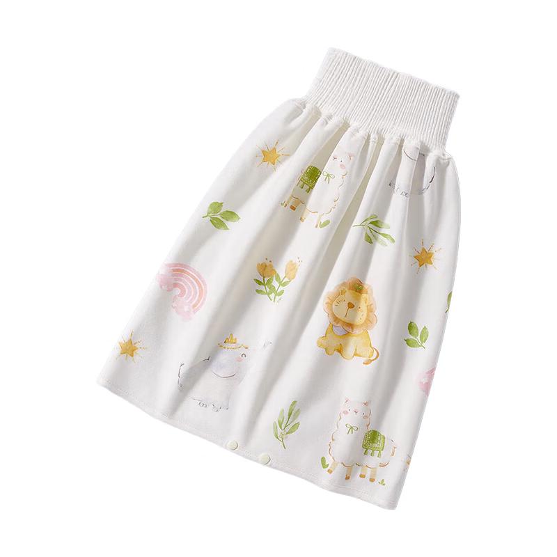 AIBEDILA Kids Waterproof Anti-Leakage Sleep Diaper Skirt M (0-3 Years)