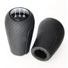 Leather 5/6-Speed Gear Shift Knob for MAZDA 3 BK BL 5 CR CW 6 II GH CX-7 ER MX-5 NC III 23 MT Leather Shifter Lever Arm Headball