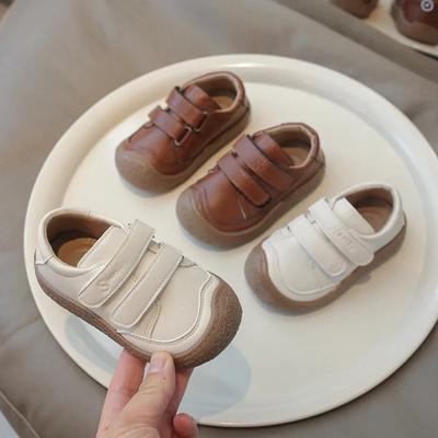 0-5 Años Zapatos para Bebé Nuevo Cuero de Microfibra Niño Pequeño Zapato Descalzo Estrella Suela Blanda Niñas Exterior Tenis Moda Zapatillas para Niños