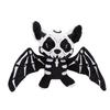 Halloween Two-Color Skull Skeleton Bat Stuffed Toy Stuffed Animal Novelty Scary Bat Halloween Decoration For Children The Gifts