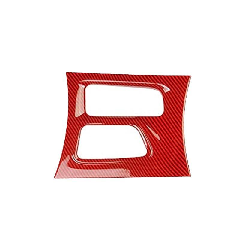 Kohlefaser-Zierleiste für 2015-2021 Dodge Challenger Mittelkonsolen-Schaltkulissen-Panel