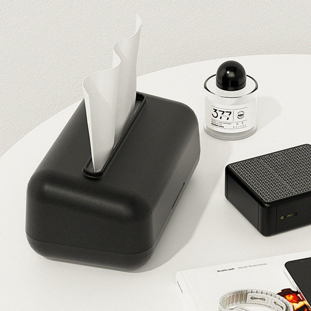 Automatic Lift Tissue Storage Box Large Capacity Napkin Dispenser Modern Napkin Holder Living Room