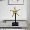 Creative Gold-plated Mermaid Statue Living Room Decoration Marine Organism Ornaments Resin Sculpture Room Aesthetic Decor