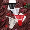 Thin Strap Underwear for Women Transparent Mesh Lace Briefs Fashion Lace Thong  Lady