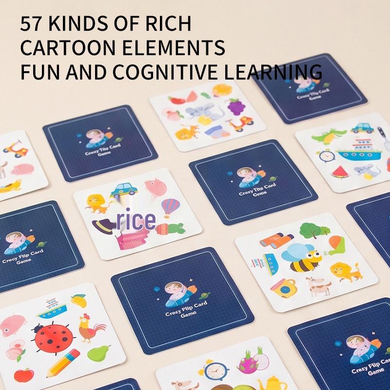Memory Matching Pairs Game: Educational Early Learning Toy with Eco-friendly Paper Cards