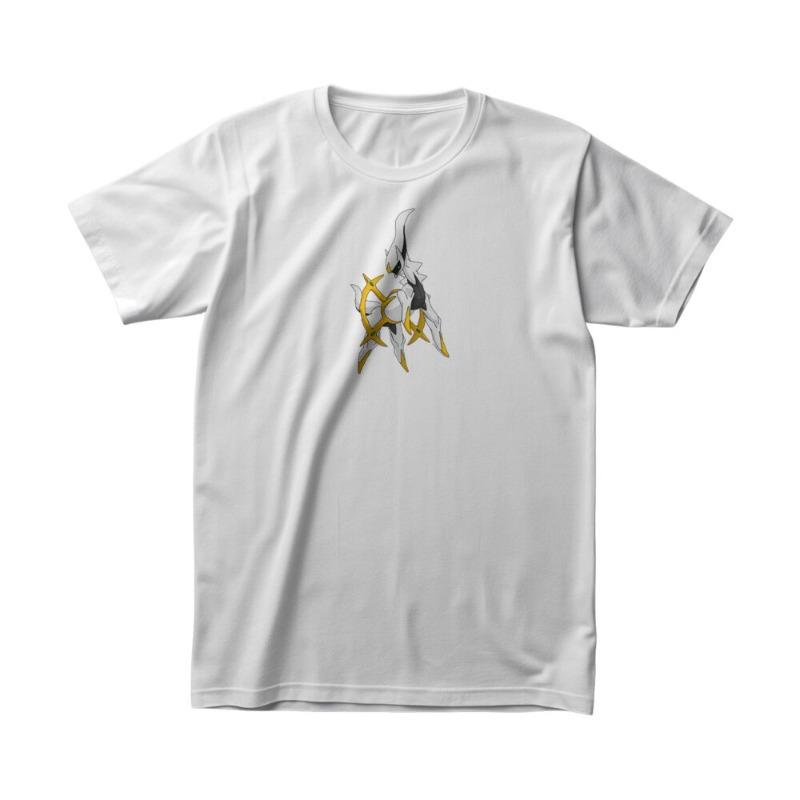 Miniso Pokemon Evoli Sommer T-Shirt 2025 Weiß Baumwolle Anime Tee 8 Entwicklungen Bunte Kollektion Braunes Fuchs Japanischer Text Kawaii 4XL white
