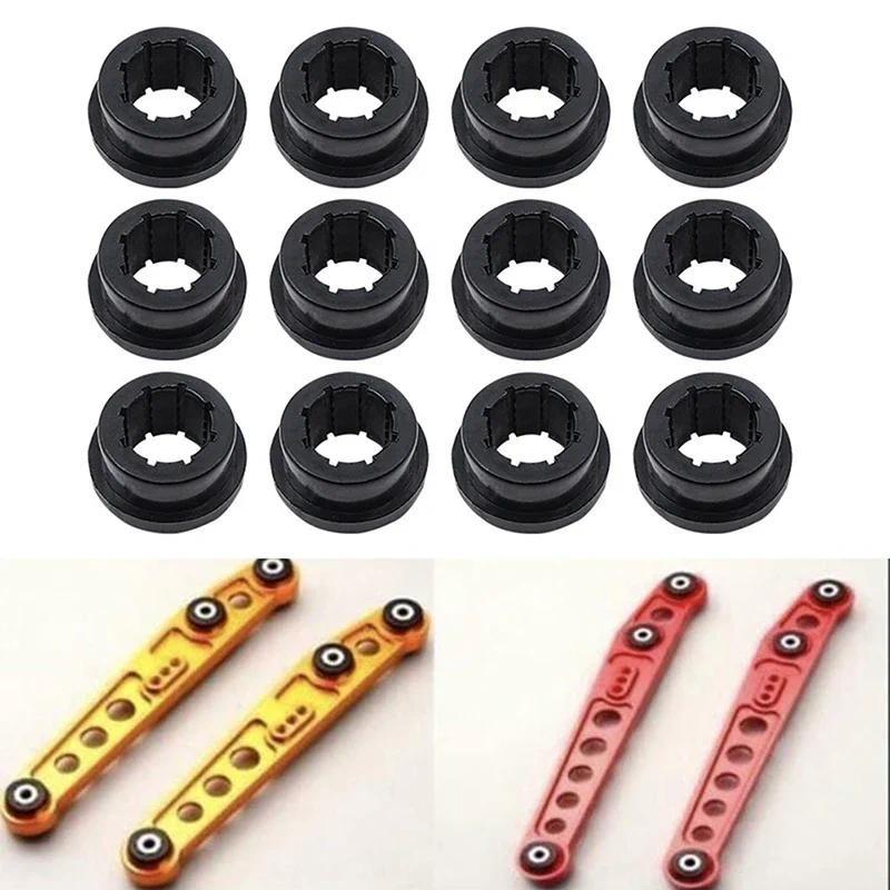 12Pcs Car Bushing Halves Parts for Skunk2 EG EK DC Lower Control Arm LCA Rear Camber Kit Replacement