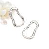 Personalized Metal Irregular Geometric Hollow Earrings, Simple Temperament Cold Wind Earrings