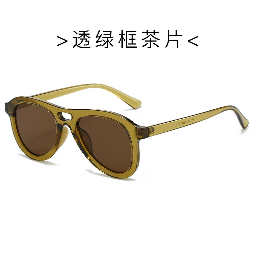 

Персонализированные женские солнцезащитные очки, солнцезащитные очки-авиаторы с большой оправой, универсальные солнцезащитные очки Regular