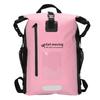 OEING Waterproof Carbon Fiber Texture Backpack with Phone Window