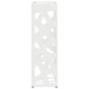 Umbrella Stand with Storage White 15.5 X 15.5 X 49 Cm Metal