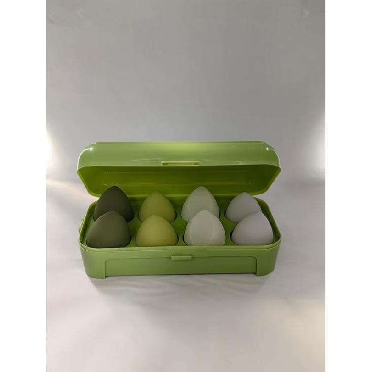 Colored makeup sponge (Pink) makeup set with beauty sponges for foundation, concealer, and powder, in units.”