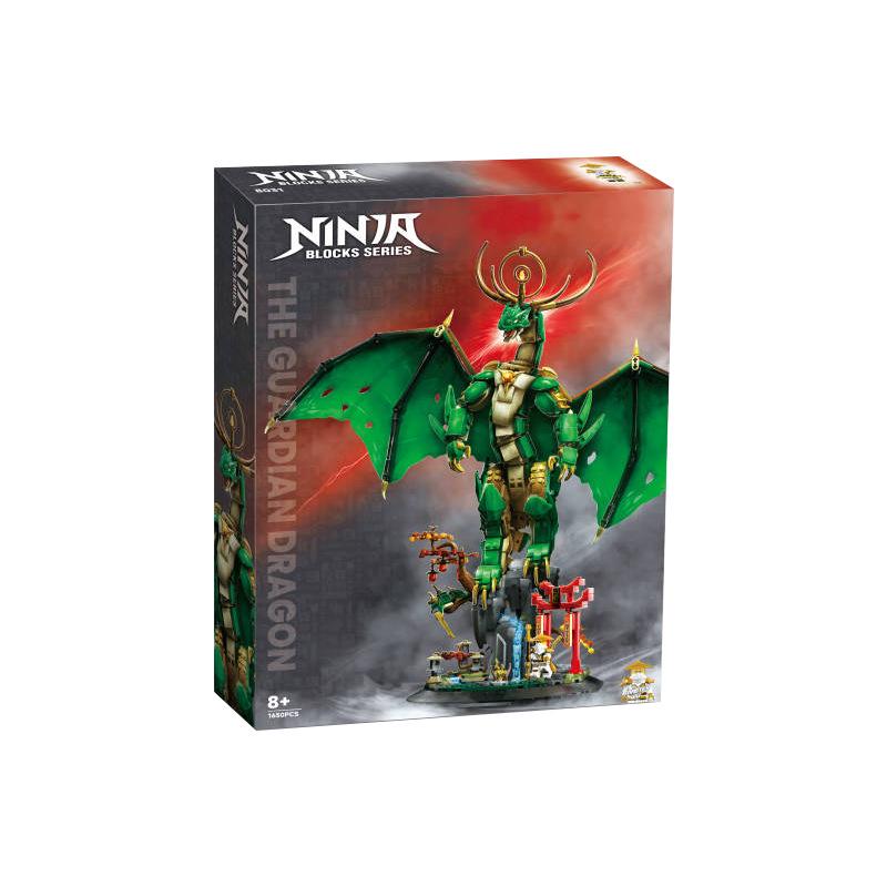 Ninjago Guardian Dragon Mech Car Educational Building Blocks for Kids