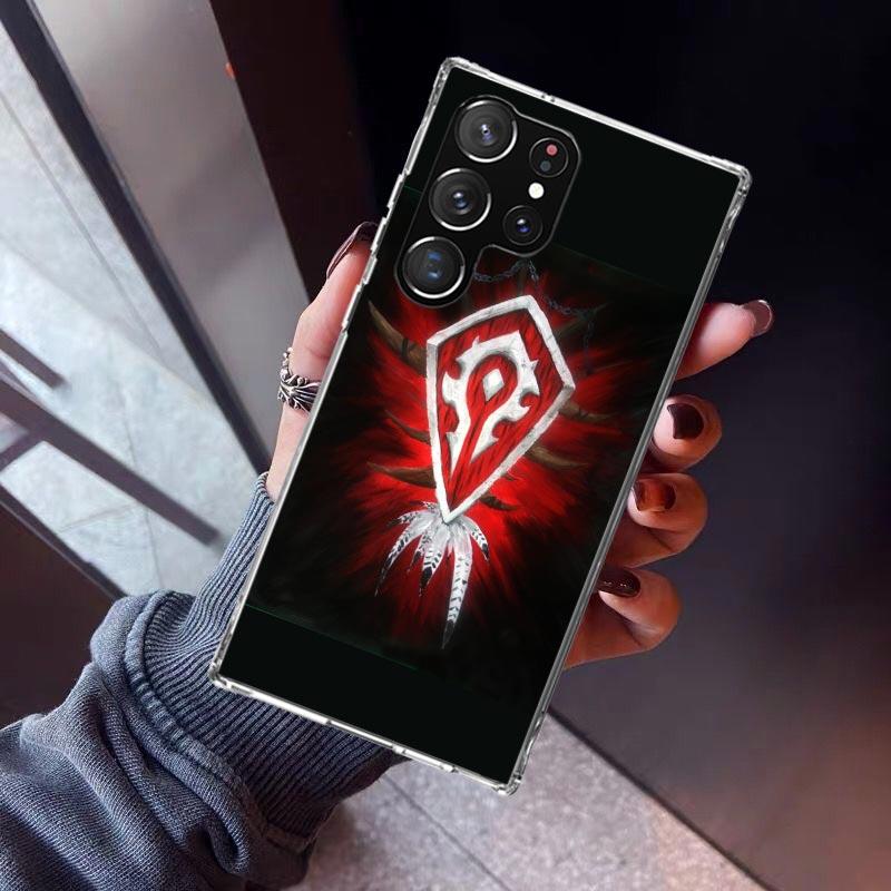 W-World Of W-Warcraft W-Wow Phone Case For Samsung Galaxy S23 S24 S25 Edge S26 Ultra S22 + S21 Plus S20 FE Cover Silicone Print