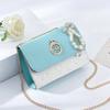 New Chain Girl Shoulder Bag Korean Contrasting Girl Crossbody Bag Fashionable Sequins Decorated Exquisite Pendant Sewing Thread