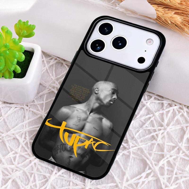 Tupac 2pac Shockproof Phone Case for iPhone 17 Air 16e 15 11 12 14 13 Pro Max Cover Coque