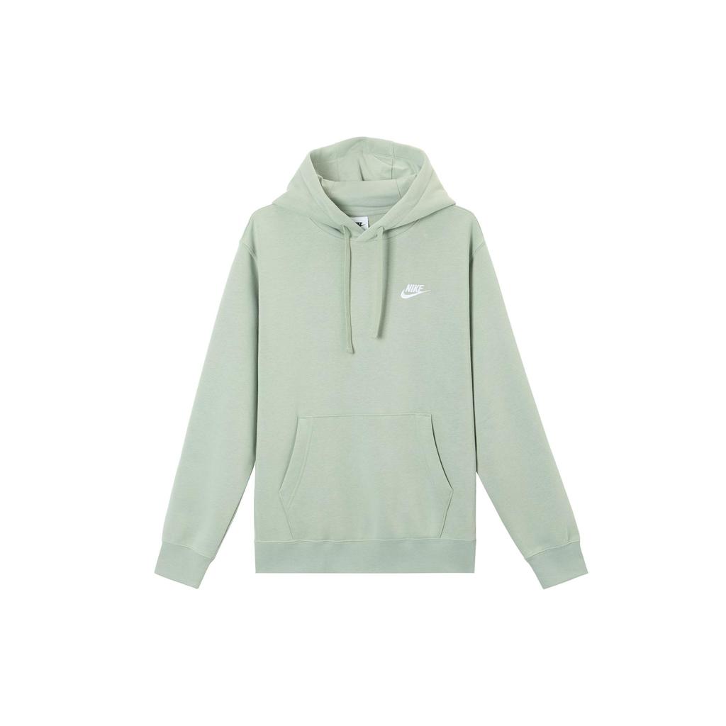 Nike Sportswear Club FW24 Fleece Lined Pullover Hooded Long Sleeved Sweatshirt Men's Horizon Green BV2655-371