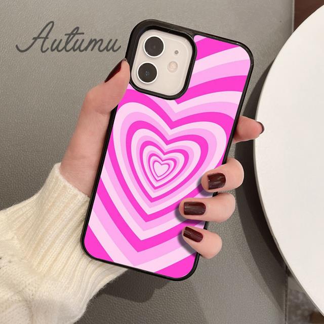 

Чехол для телефона 70-х годов Groovy Heart Hearts для iPhone 11 12 13 14 Pro Max mini X XR XS SE 2020 6S 7 8 Plus Samsung Galaxy S21 S22 Samsung S22ultra