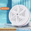 Mini Washing Machine USB Two-way Rotating Turbine Portable Washing Machine For Sock Underwear For Travel Home Business Trip