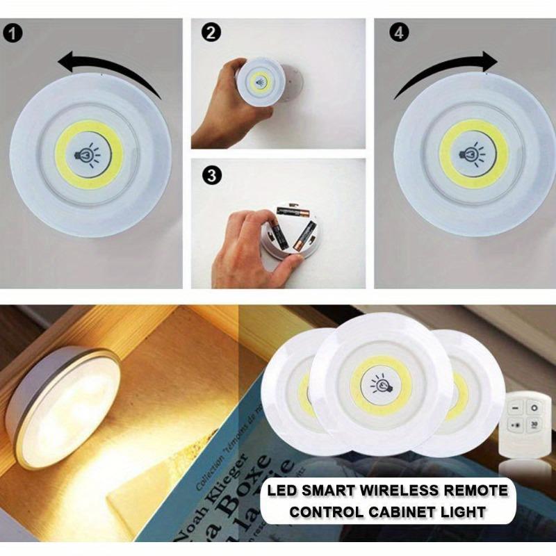 סט 6 יחידות של נורות LED אלחוטיות חכמות