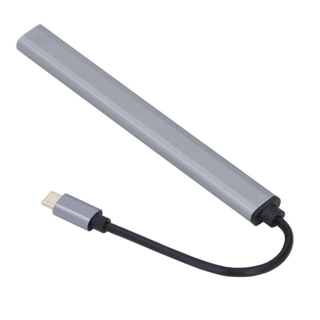 Type C Hub 7 in 1 Aluminum Alloy USB A Interface USB 3.0 500M/S Fast Transfer Plug and Play USB Dock