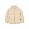 MLB Down Jacket Unisex Linen Beige Yellow 3ADJB0336-43BGM