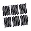 10 Pcs Mouse Grip Tape Hex Shape Super Thin Sweat Absorbing Anti Slip Black Acrylic Grip Sticker for