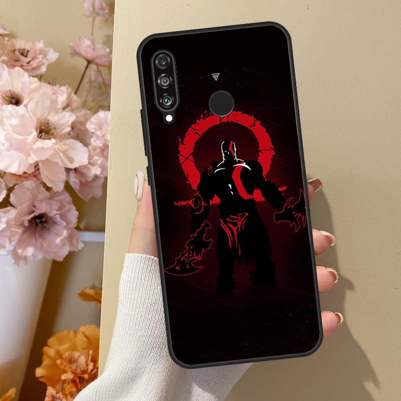 God of War Case For Huawei P40 Lite P20 P50 P30 Pro P Smart Z 2019 Nova 5T Cover For Honor 50 Case