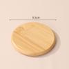 Bamboo Coaster Set Simple Creative Cup Holder Round Water Cup Insulation Pad Bamboo Tea Cup Holder Display Rack
