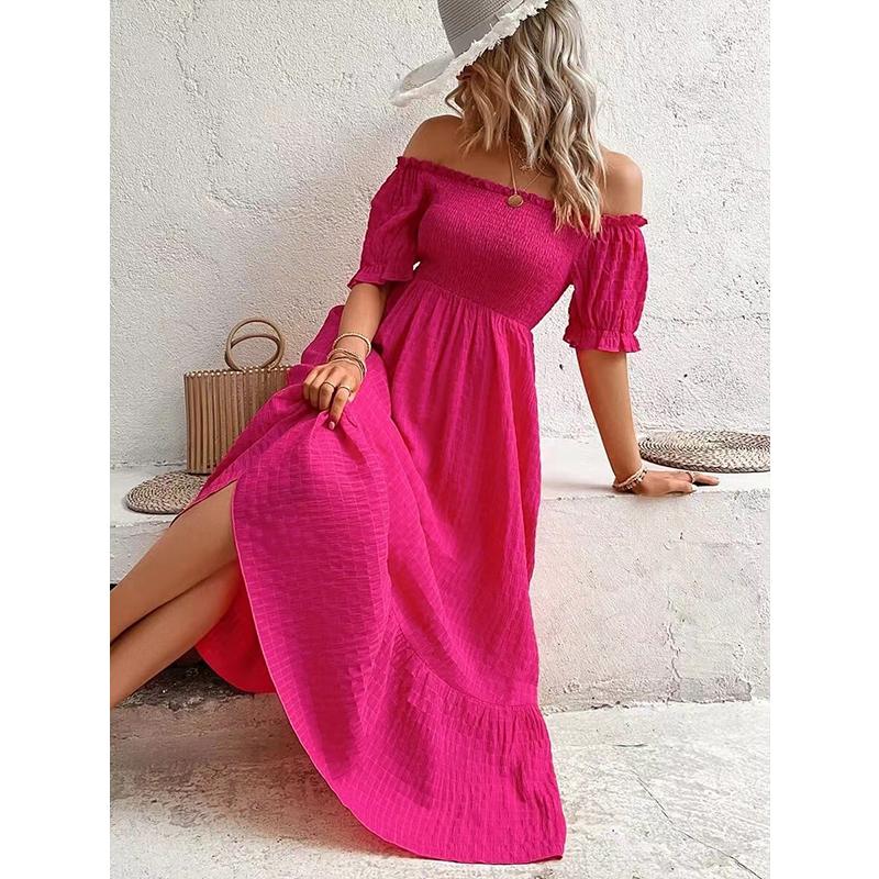 Neues Neckholder Slim Fit Mode Strandurlaub Freizeitkleid