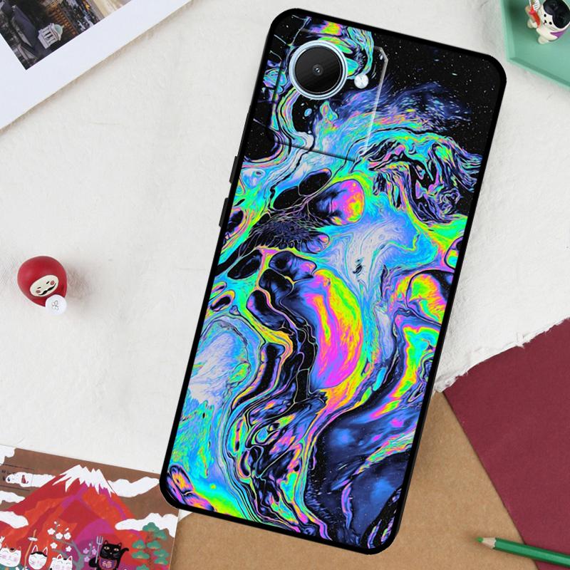 Trippy Pastel Color Print For Realme GT7 Pro GT 6T 5 6 C67 C75 C61 C55 C53 C51 C21Y C25S 10 11 12 13 14 Pro Plus Case