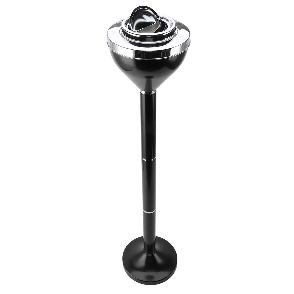 Standing Ashtray Iron Creative Self Cleaning Detachable Floor Standing Ash Tray with Lid for Restaurant KTV Bar Hotel