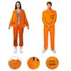 Halloween Erwachsener Unisex Orangefarbener Gefangener Cosplay Party Kostüm Anzug Marke Mantian