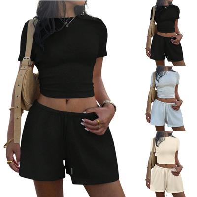 Ladies' Fashionable Casual Suit Top and Pants