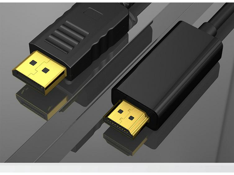 8K/4K DP To HDMI Adapter Cable for High-Definition Computer Monitor Connection