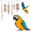 7Pcs Set Bird Chewing Toys Hanging Cage Swing Parrot Standing Climbing Toy