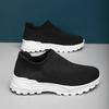 Men's Breathable Fly Woven Mesh Shoes One Foot Driving Running Soft Soled Sports Casual Trendy