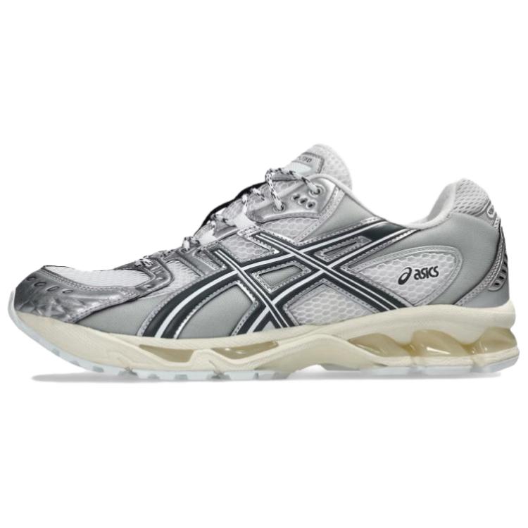 Asics Gel-Nimbus 10.1 Metallic Pack Comfortable Versatile Low-Top Casual Running Shoes Unisex sneaker Silver 1203A820-100