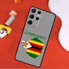 Zimbabwe Flag Phone Case For Samsung Galaxy S25 Ultra S24 Ultra S9 S10 S20 S21 S22 S24 Plus S23 FE Cover