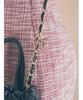 Maison de FLEUR Quilted Drawstring Bag, Pink, 8A43F0J2600