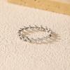 Anillos de Plata de Ley 925 con Cuentas Irregulares Vintage para Apilar Diariamente Anillos de Dedo Para Mujeres Joyería Fina Regalos