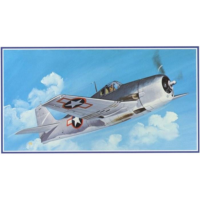 Micro Ace 1/48 WWII Aircraft Series No.9 US Navy Grumman F6F-3 Hellcat Plastic Model Kit, Pre-Colored, 1/48 Scale