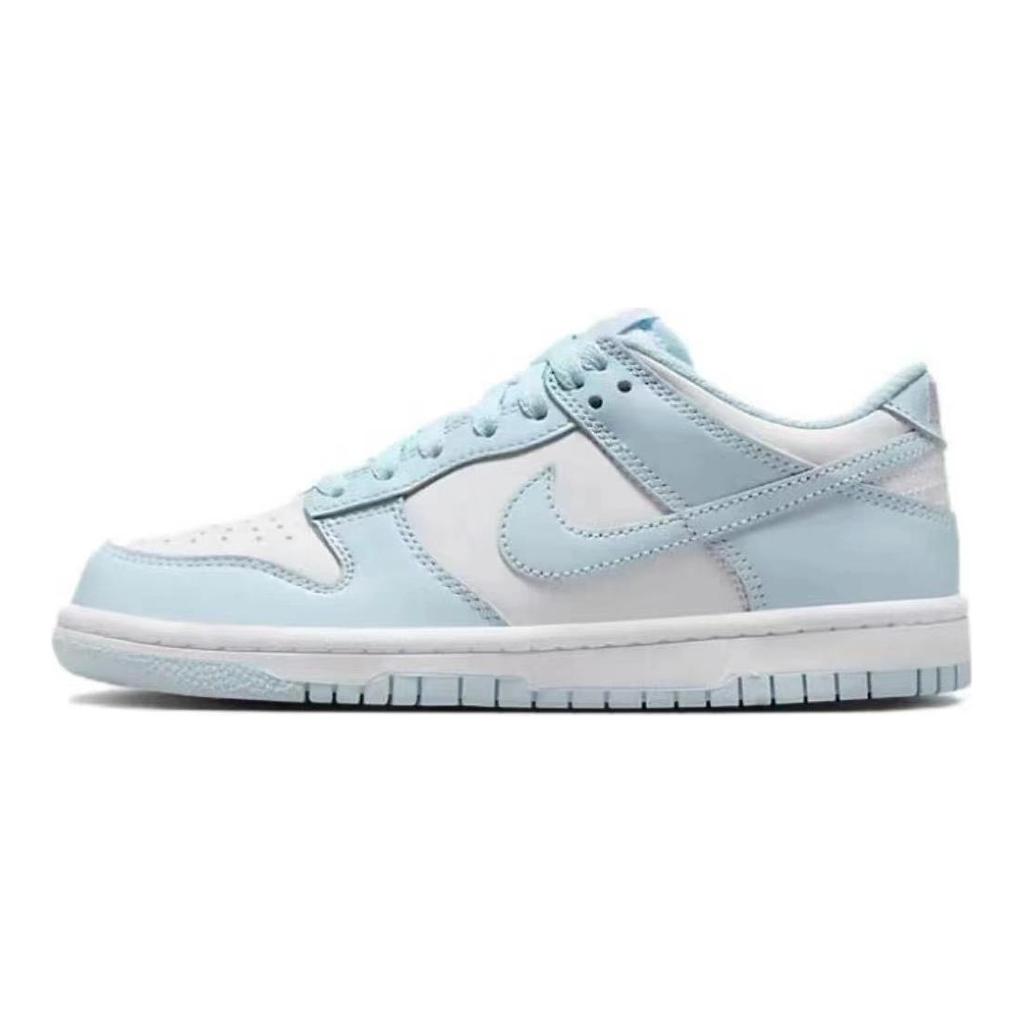 Nike Dunk Chestnut Coverage Slip Resistant Coverage Slip Resistant Low Top Skateboard Shoes GS Blue White FB9109-105(Team59-SBOX)