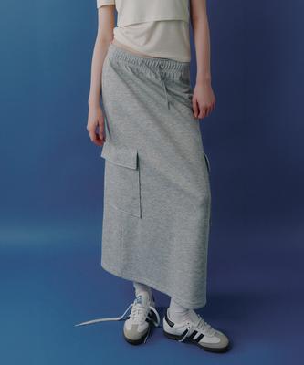 Teuwi Ape Cargo Banding Long Skirt
