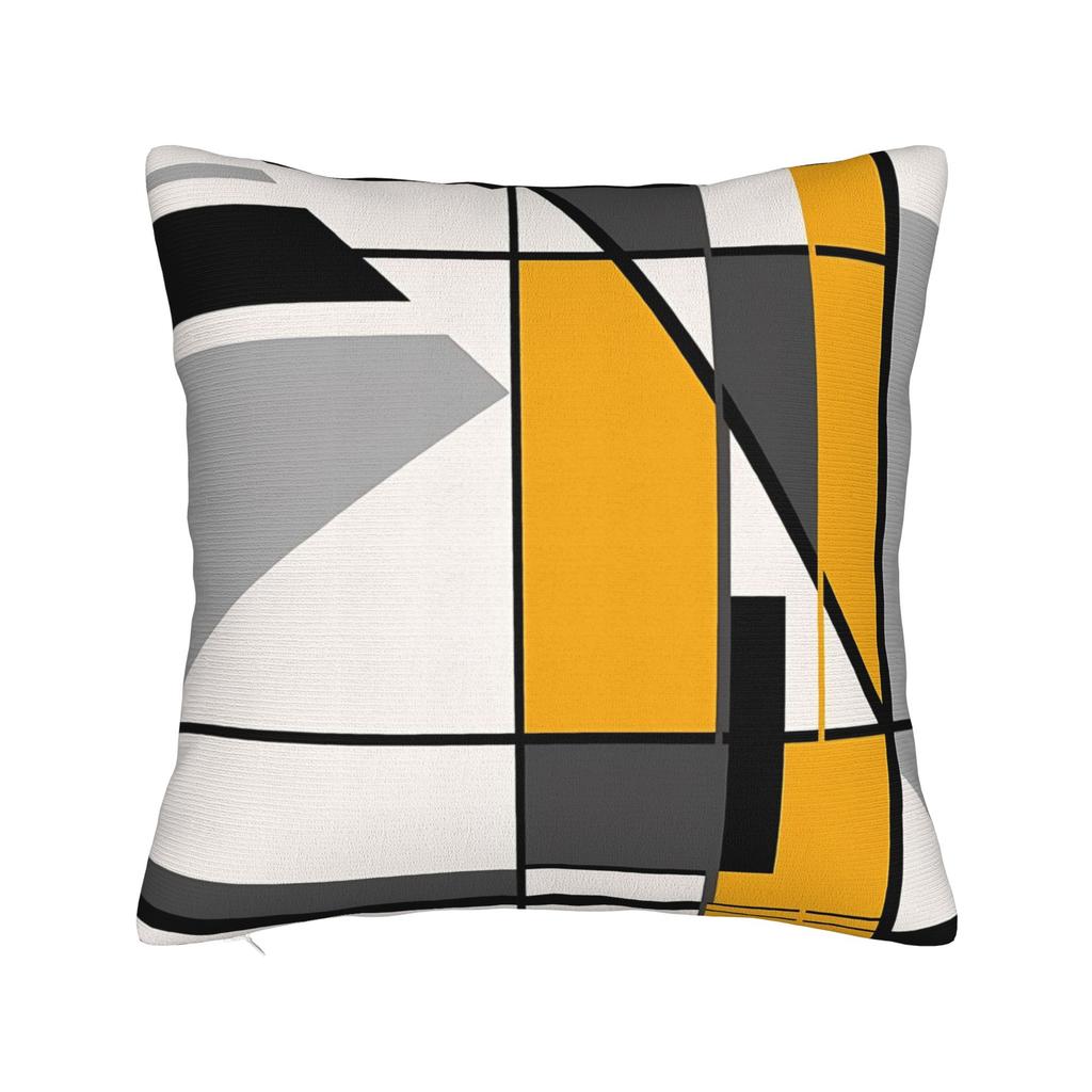 Pillow Cover Colorful Block Pattern Kawaii Pillow Case For Living Room Sofa Pillowcases
